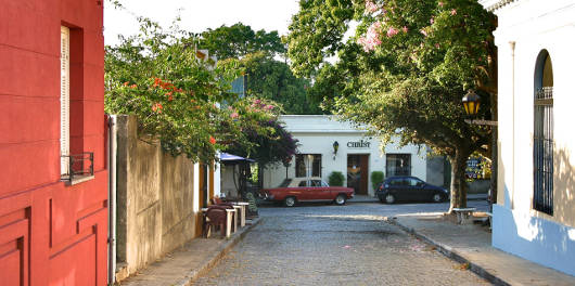 Straßenbild in Colonia